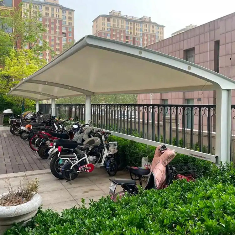 交城县膜结构电动车棚